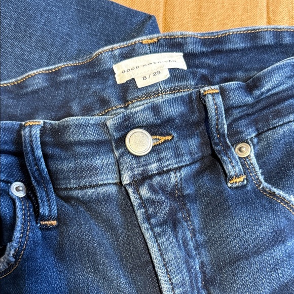 Good American Indigo Soft-tech Good Legs Straight Jeans - Picture 6 of 9